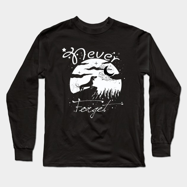 Dog Walking Walkies Long Sleeve T-Shirt by ArtRoute02